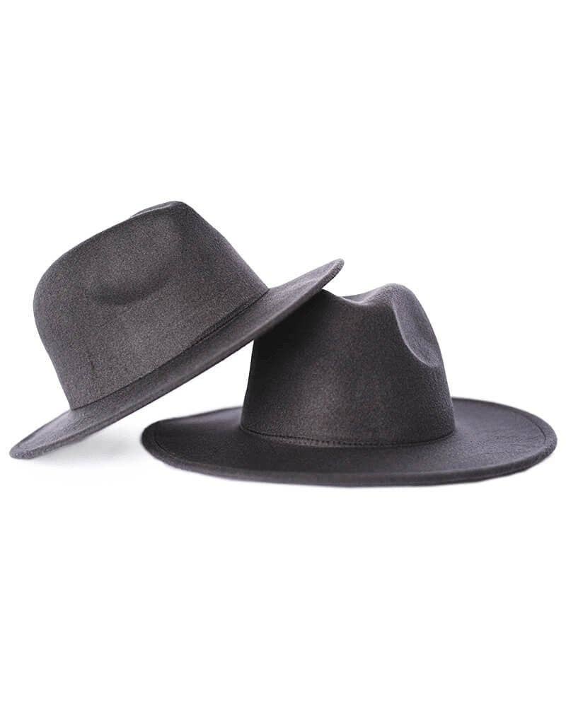 Bordeaux Flat Brim Hats- ADULT