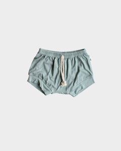 Bamboo Shorties in Teal Green