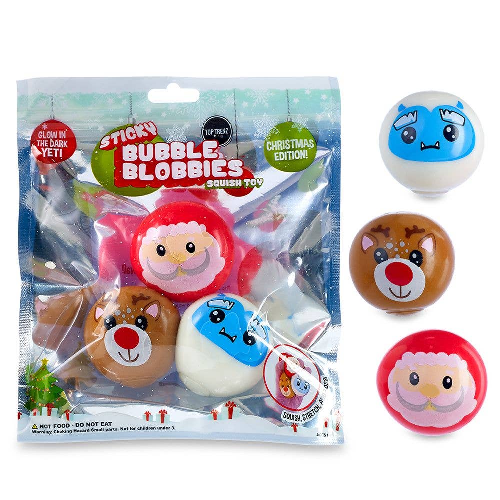 Sticky Bubble Blobbies -CHRISTMAS EDITION