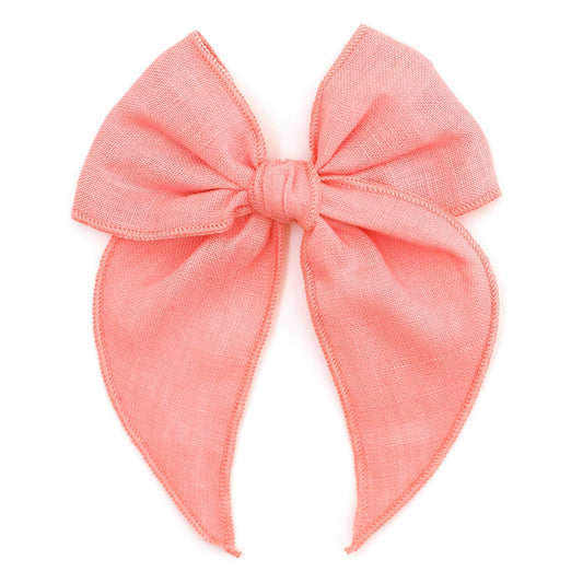 Party Girl Bow - Coral