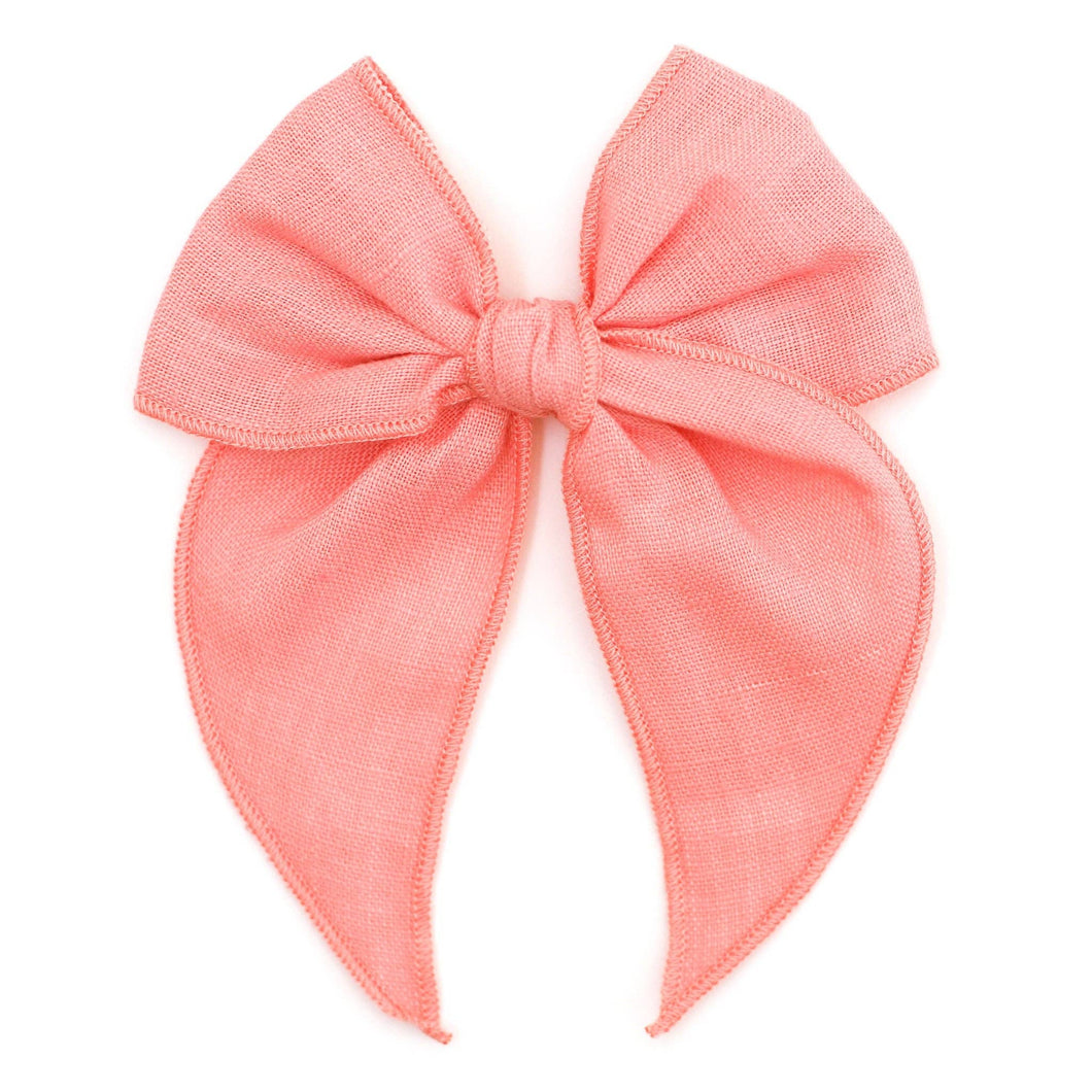 Party Girl Bow - Coral