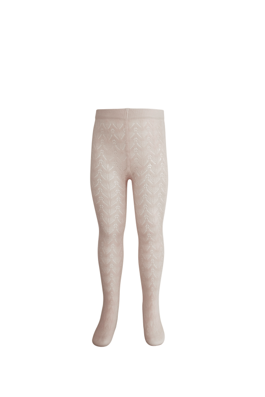 SCALLOP WEAVE TIGHTS - PILLOW