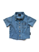 Load image into Gallery viewer, LITTLE BIPSY Button Up - denim