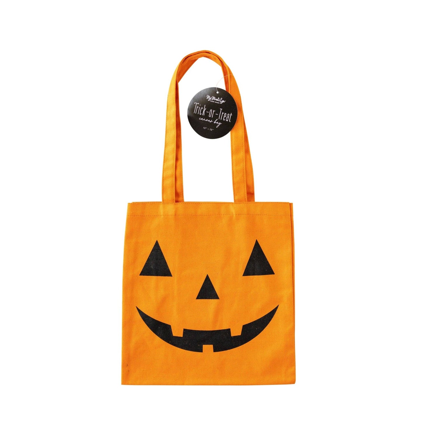 PREORDER SHIPPING 8/1-8/8 - PLCB100 -  Jack-o-Lantern Canvas Trick or Treat Bag