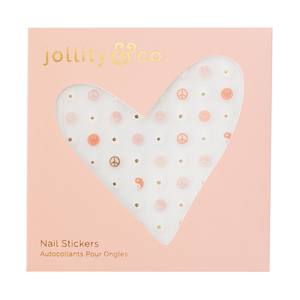 Peace & Love Nail Stickers - 1 Pk.