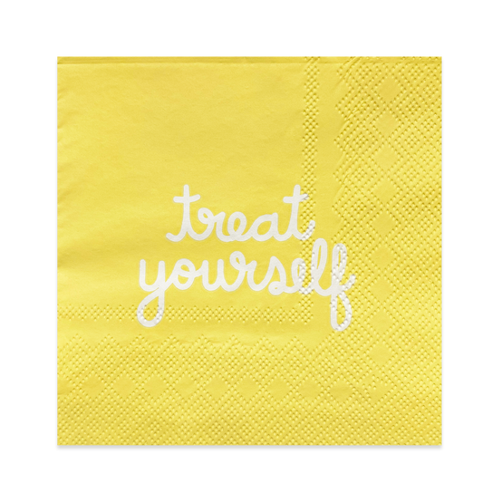 DESSERT NAPKIN - NOT SO MELLOW YELLOW