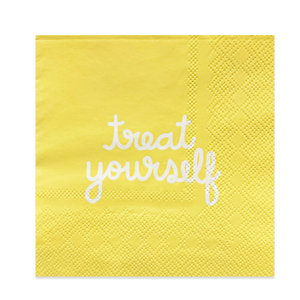 DESSERT NAPKIN - NOT SO MELLOW YELLOW