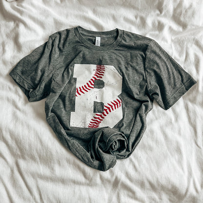 B is for BASEBALL tee