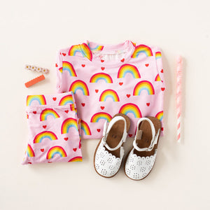 rainbow pajamas
