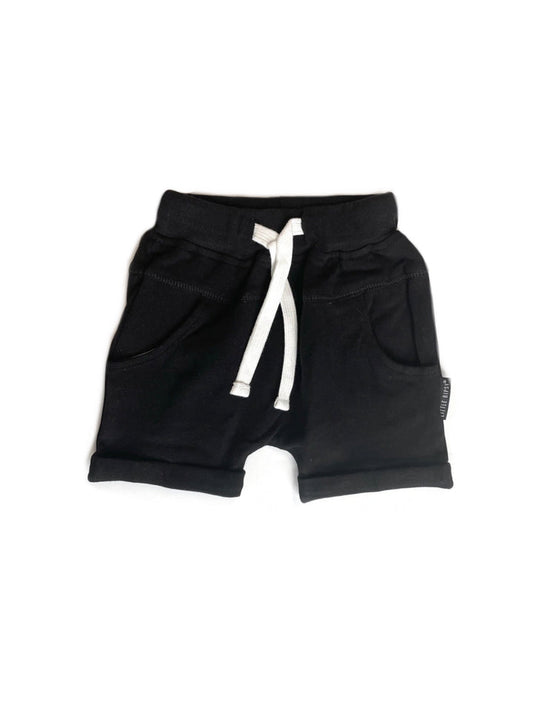 HAREM SHORT - BLACK - Little Bipsy