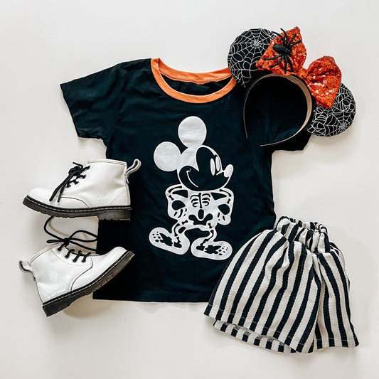 SKELETON MICKEY tee