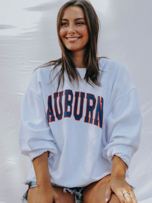 AUBURN corded sweatshirt