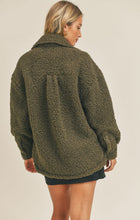 Load image into Gallery viewer, Teddy Jacket Olive